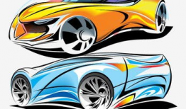 跑车漫画图,跑车漫画图中的速度传奇